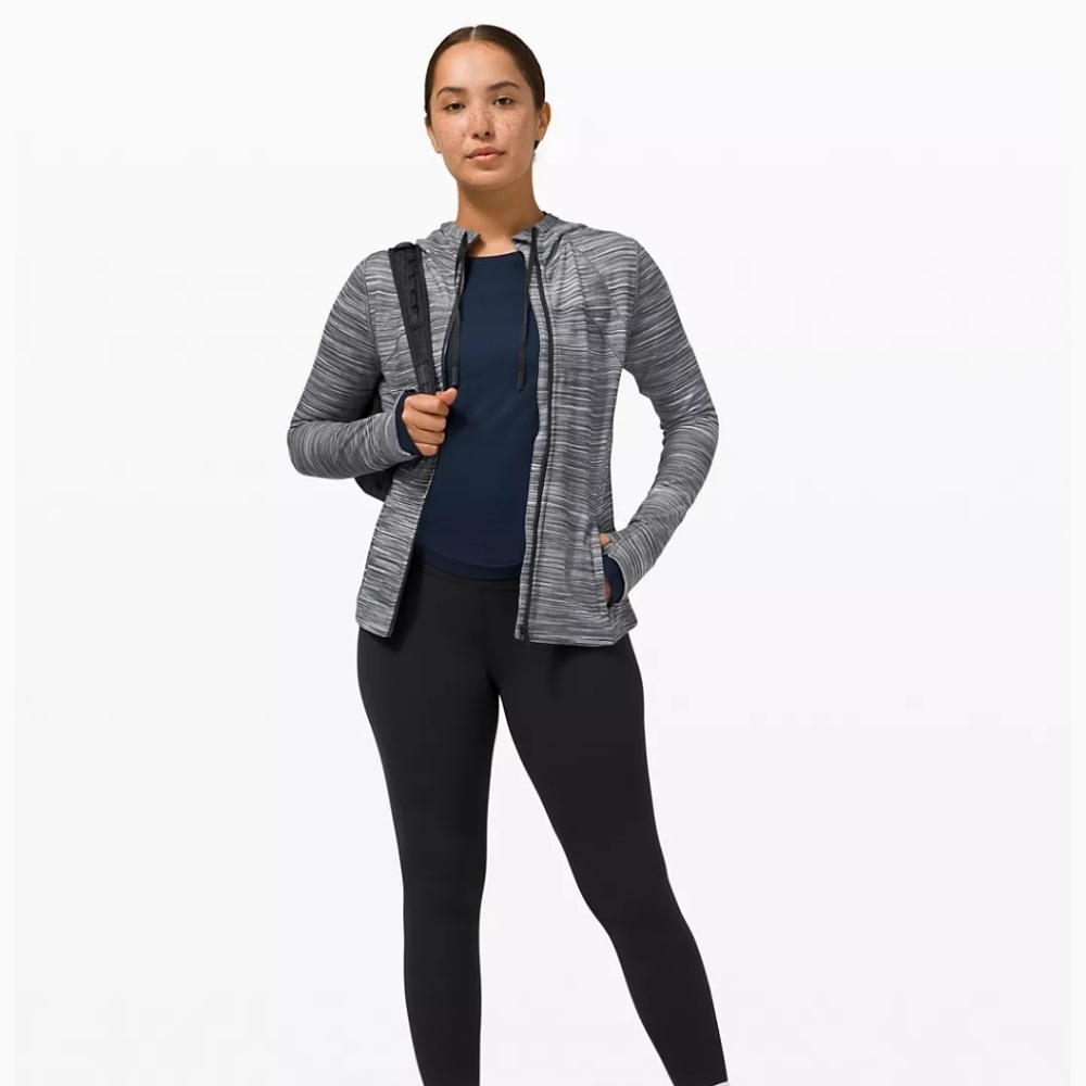 Lululemon Define Hooded Nulu Jacket HBLK/WHT/BLK 4 Nwt - Picture 13 of 13